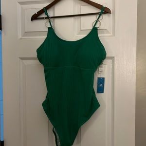 New with tags Green one piece from CupShe